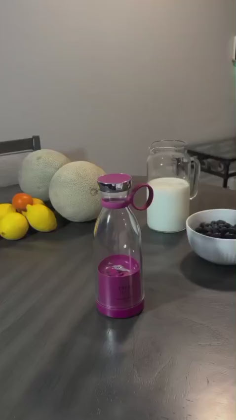 Mini Portable Blender Bottle with USB Recharge